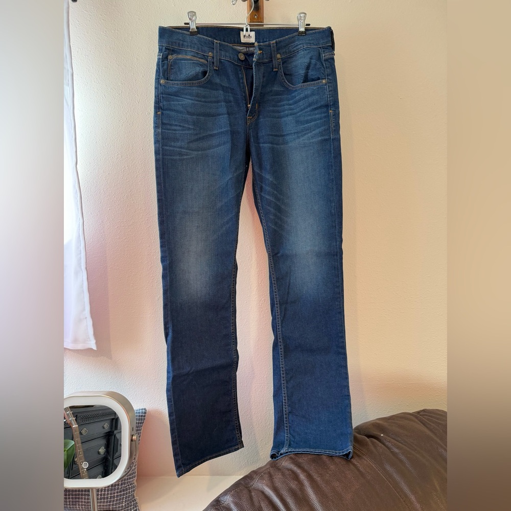 Hudson Jeans Men's Straight Leg in Dark Blue